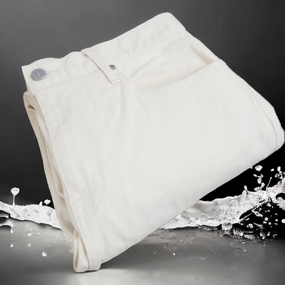 Slaight & Stones' Crosby & Howard Men's Straight Leg Jeans Beigesize 38 x 32 - Picture 4 of 8